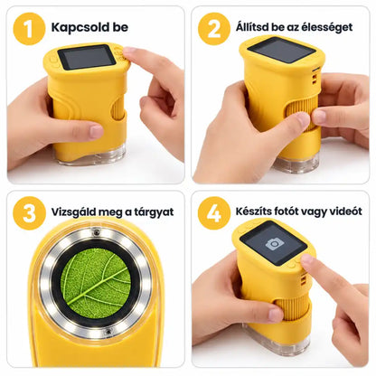 KidNova Pro Max Mikroszkóp Gyerekeknek 1000x Zoom