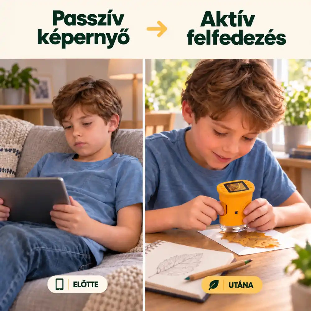 KidNova Pro Max Mikroszkóp Gyerekeknek 1000x Zoom